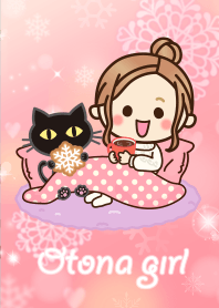 happy snow OTONA GIRL