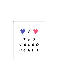 TWO COLOR HEART 175