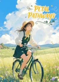 Cute Girl and her Bicycle V.2 - jp