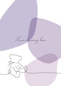 Line drawing bear_05