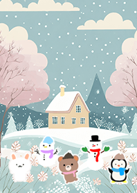 Kawaii scandinavian style(Winter-824)