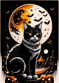 halloween cat 73439c