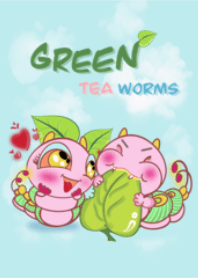 green tea worms.