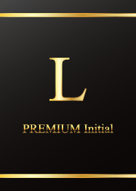 PREMIUM Initial L #Black