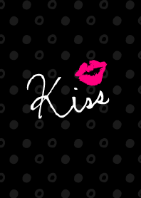 Kiss-Black Polka dot-