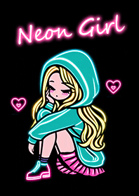 Retro Neon Girl