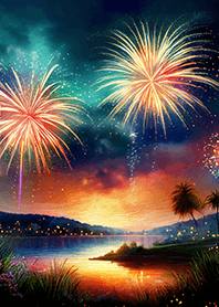 Beautiful Fireworks Theme#514