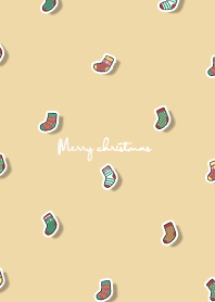 christmas socks2 - yellow