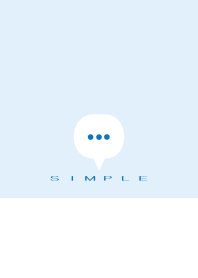 SIMPLE(white blue)V.1877b