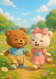 Meadow Path Springtime Love