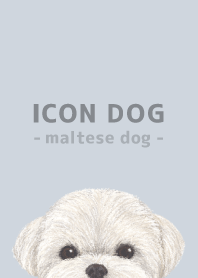 ICON DOG - Maltese dog - PASTEL BL/03