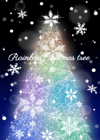 Happy Rainbow Christmas tree