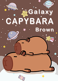 Capybara/vast starry sky/brown