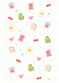 Cute breakfast 10 (Pp)