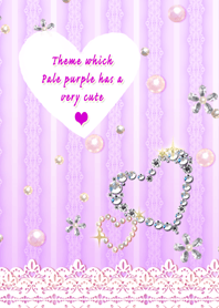 Theme which pale purple has a very cute