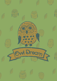 Owl Dream Green