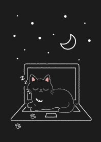 黒猫かわいい