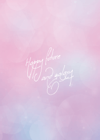 Pink Galaxy #watercolor touch (F)