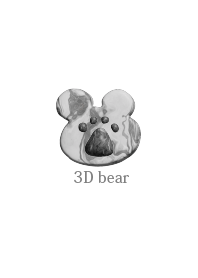 bear white black Theme love cute Marble