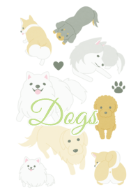 Animal 001-2 (dog/White/Green)