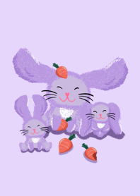 Cutie Purple Rabbit