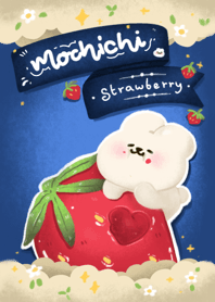 Mochichi bear loves strawberry