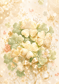 Lucky Golden Clover 008!
