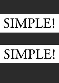 SIMPLE!SIMPLE!j-CHARCOAL GREY