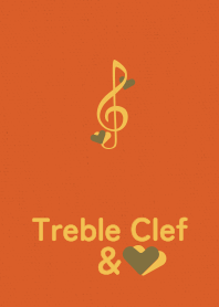 Treble Clef&heart Warm and warm