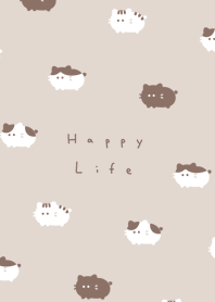 แมวฟูนุ่ม / beige.