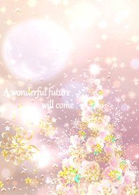 Christmas tree with rising moneyluck6.