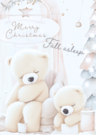 blue Fluffy bear falls asleep 15_2