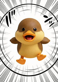 ぽてカルガモ｜ドヤっと参上