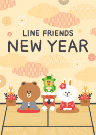 LINE FRIENDS New Year's 2024 – LINE theme