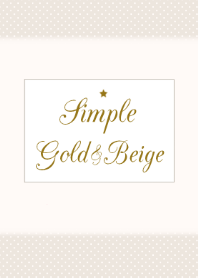 Simple Gold&Beige