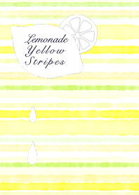 Lemonade Yellow Stripes-レモネードの縞