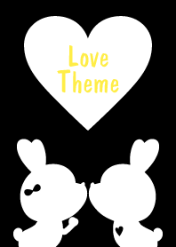 LOVE THEME Black and White 9