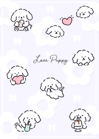lilac Fluffy Love Puppy 02_1
