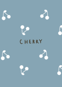 ブルーベージュとさくらんぼ