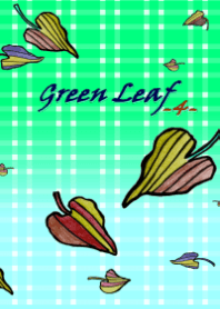 Green leaf-4- Green