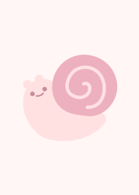 Cute snail simple Pink