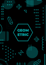 Geometric Flat Niagara Black