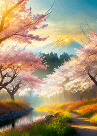 Beautiful real scenery(Spring-559)