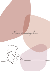 Line drawing bear_03