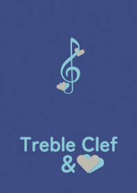 Treble Clef&heart Gunjo