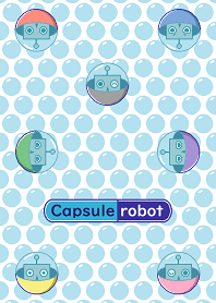 Capsule robot / white&gray