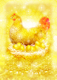 a chicken that lays eggs of fortune