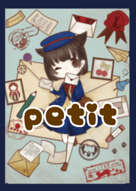 petit doll Postman's black cat
