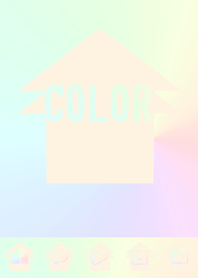 brown color rainbow  T19