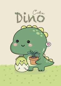 Dinosaur Cute (Green)